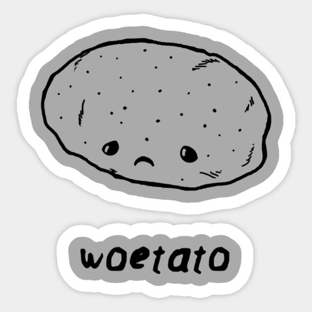 Melondrama: Woetato Sticker by PeterTheHague
